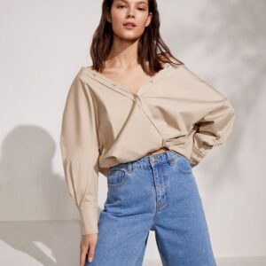 Silk Sleeve Short Jumper